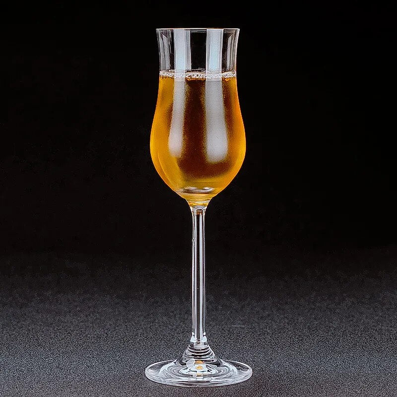 4PCS 100ml Tulip Glass Champagne Flute Glasses Copita Nosing Glass Set of 4