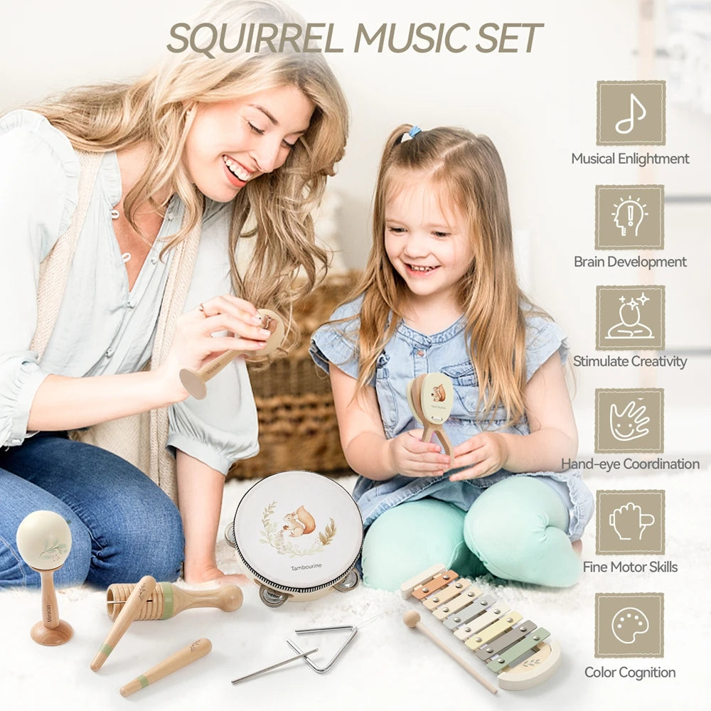Montessori Baby Drum & Xylophone