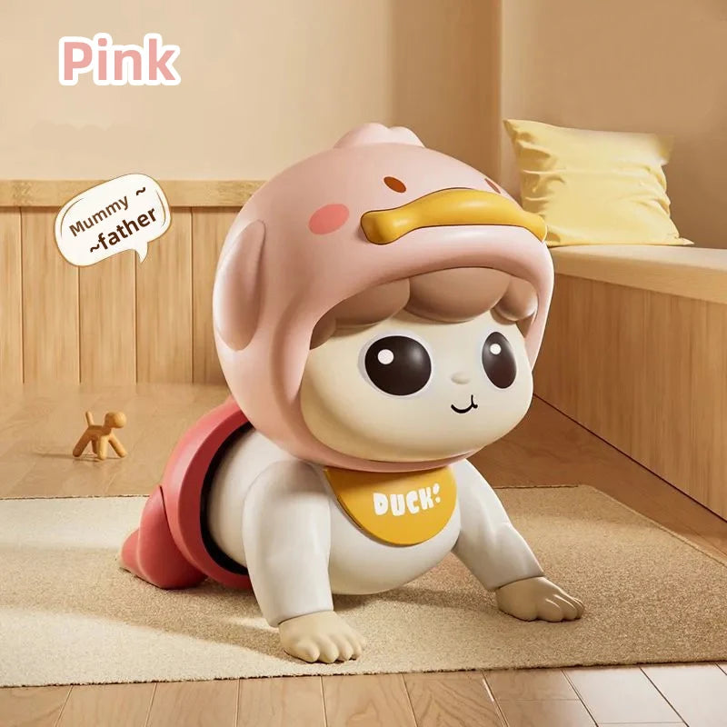 Interactive Crawling Baby Doll with Music