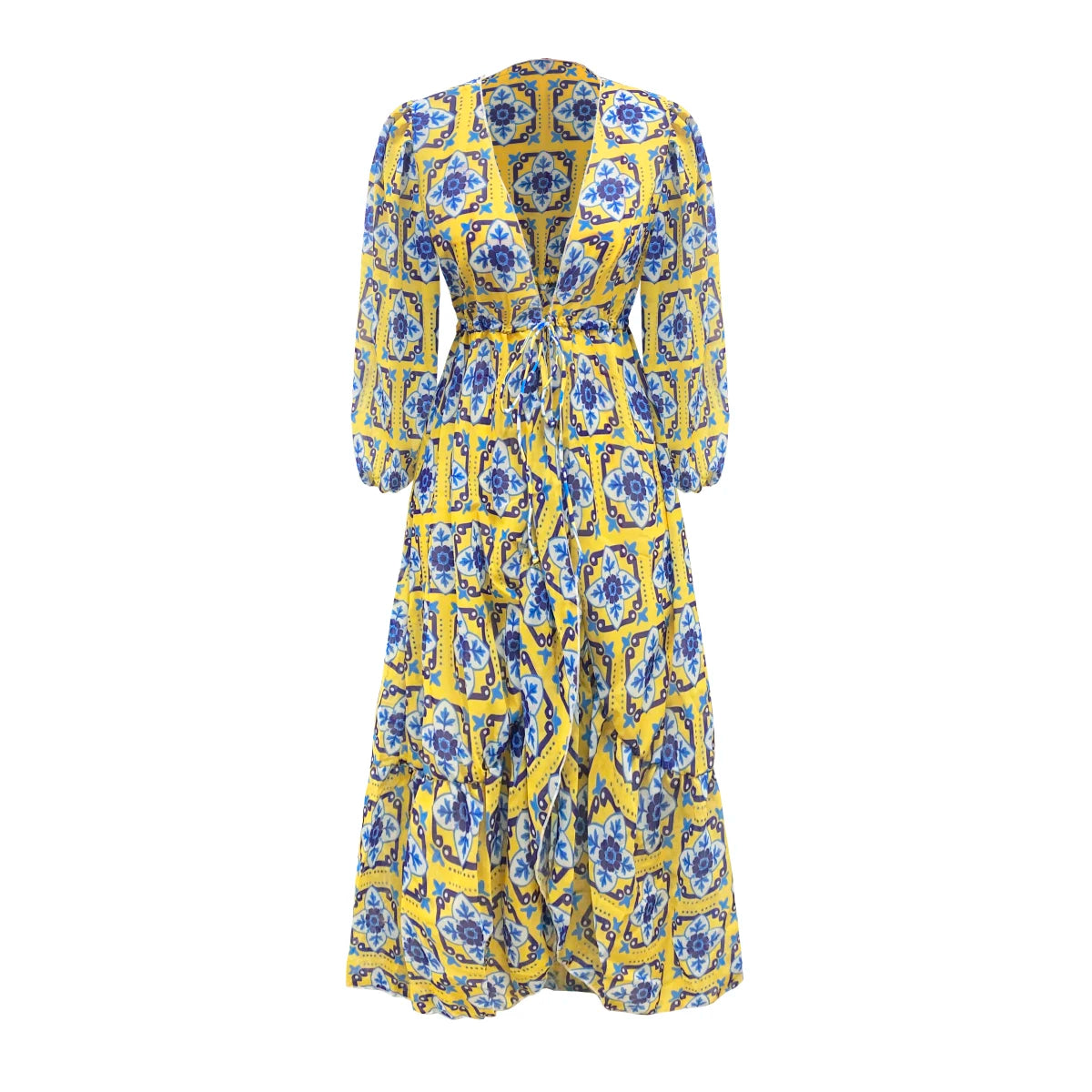 Leaves Print One-Piece Swimwear with Cover-Up – Sexy Bodysuit for Women