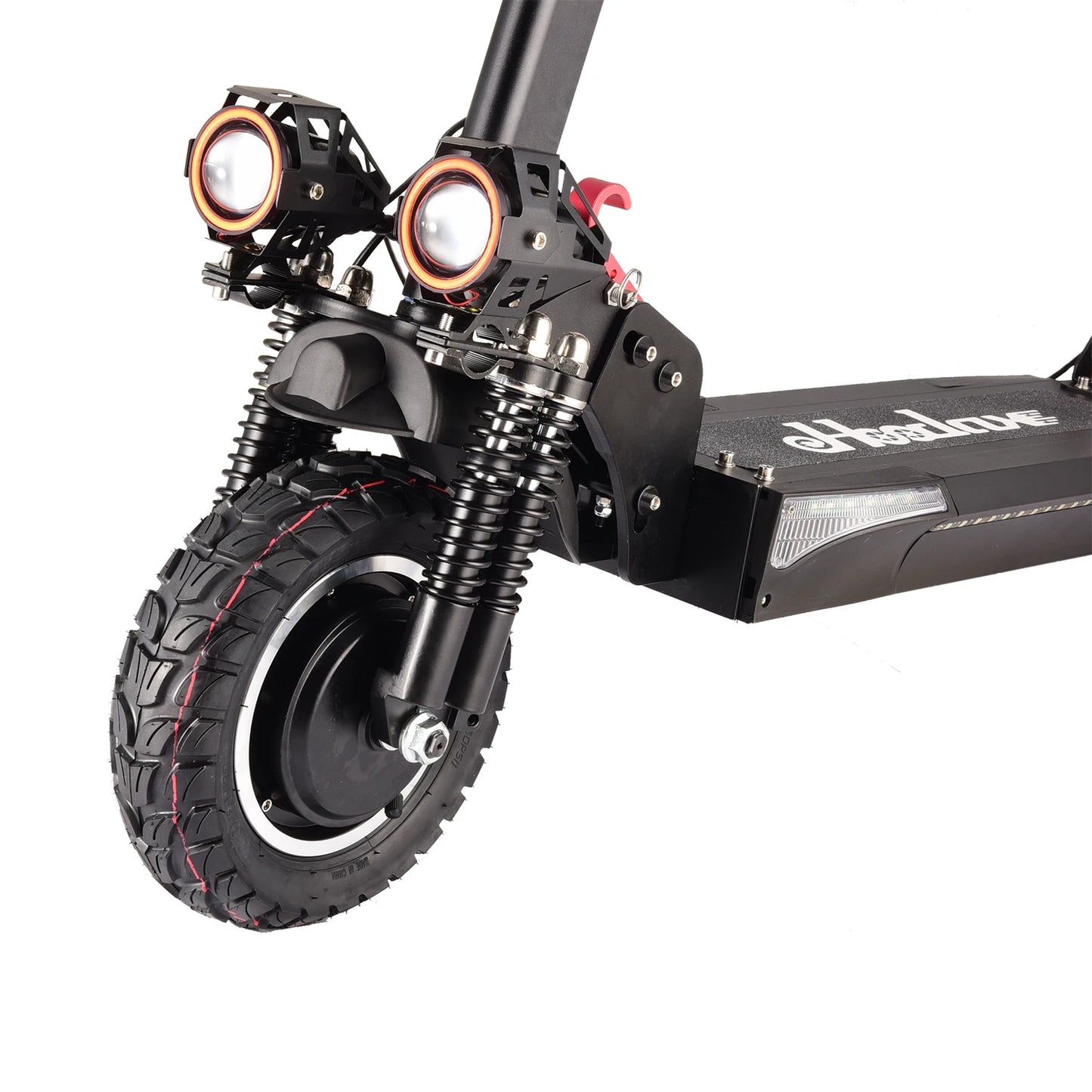 Electric scooter front wheel
