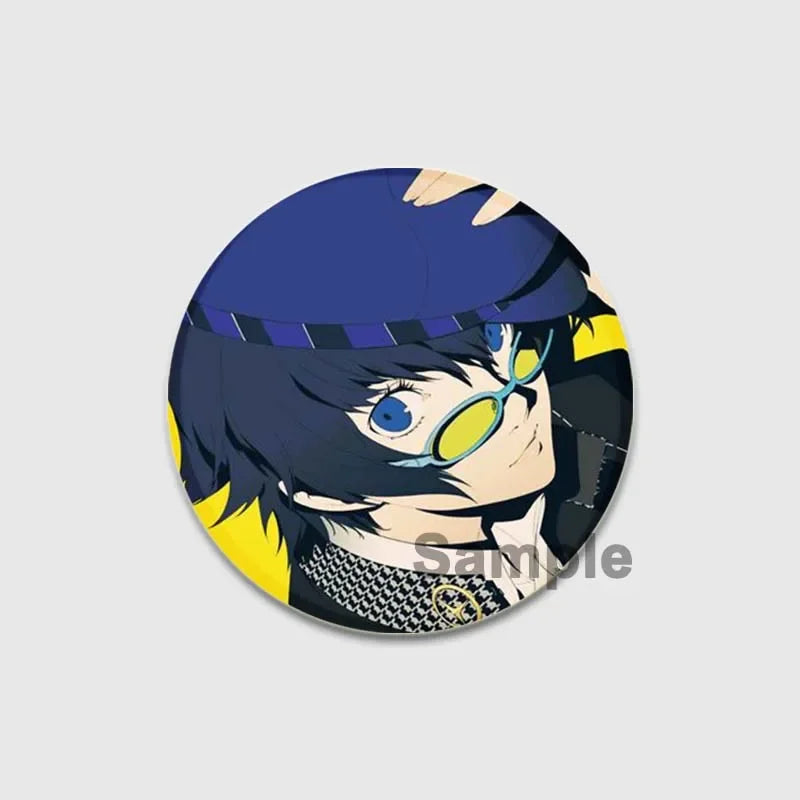 Cute Cartoon Enamel Lapel Pins – Persona 4 Brooches for Backpacks & Clothing