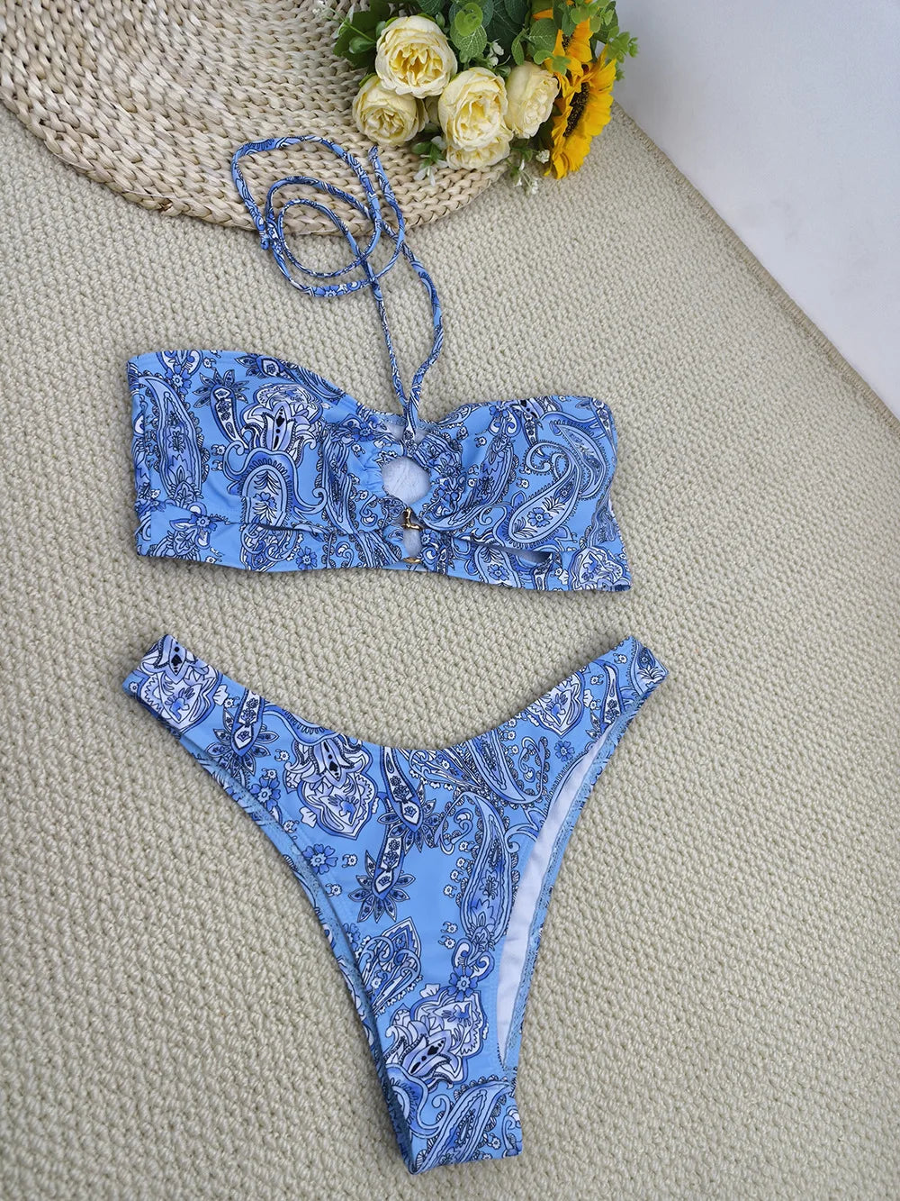 Women's Swimsuit & Beachwear Set – Sarong, Tankini & Cover-Up Dress