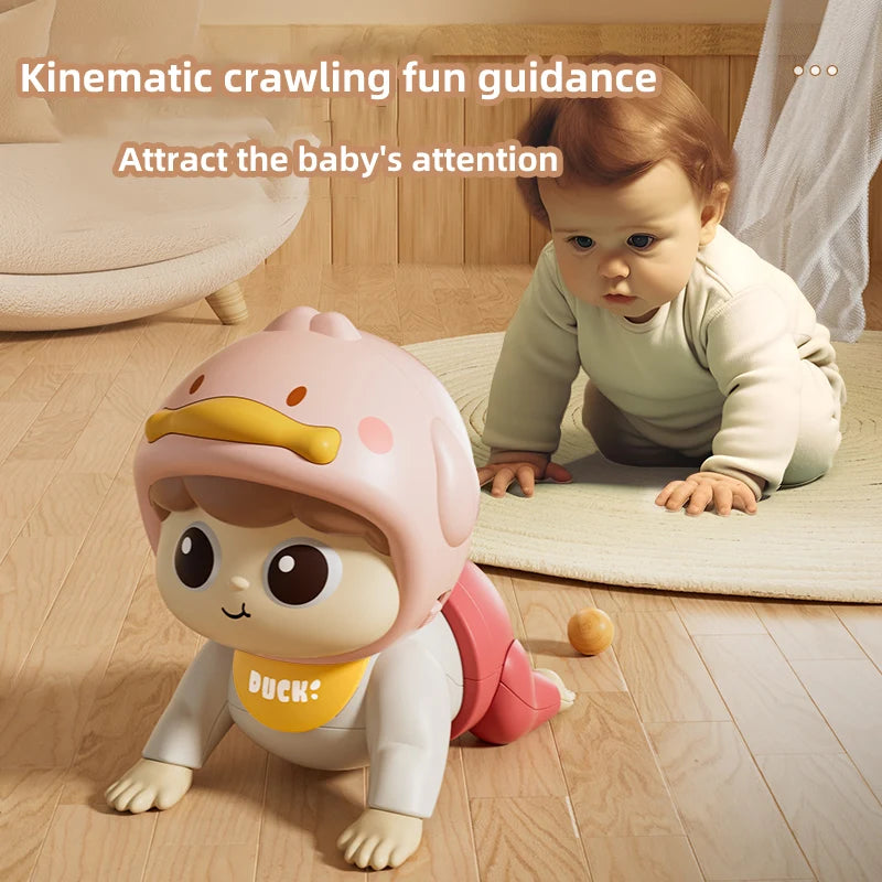 Interactive Crawling Baby Doll with Music