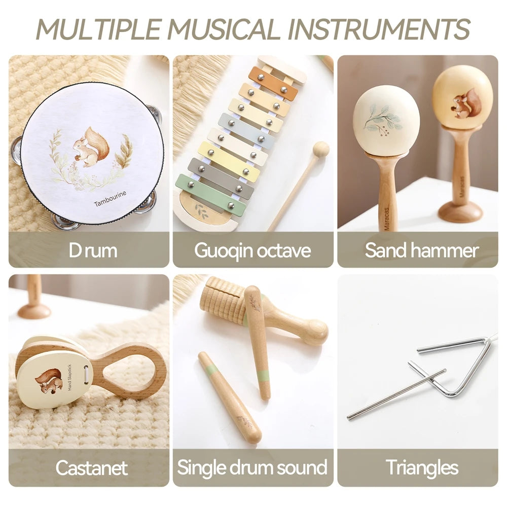 Montessori Baby Drum & Xylophone