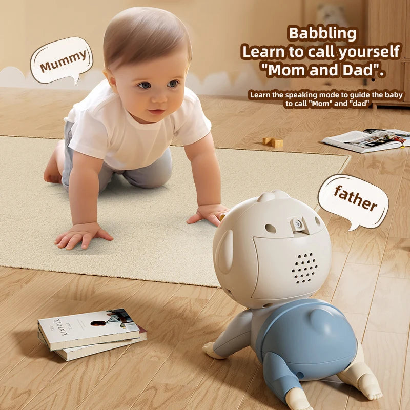 Interactive Crawling Baby Doll with Music