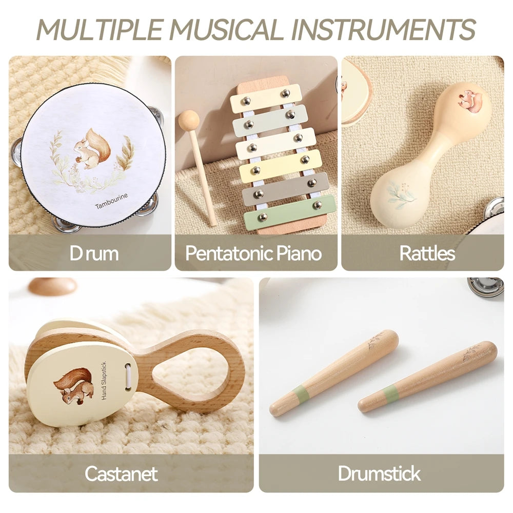 Montessori Baby Drum & Xylophone