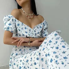 Spring floral dress