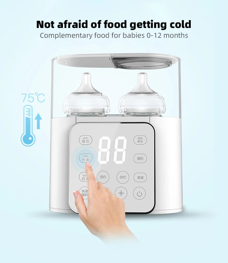 Multi-Function Baby Bottle Warmer & Food Heater - Accurate Temperature Control, Sterilizer