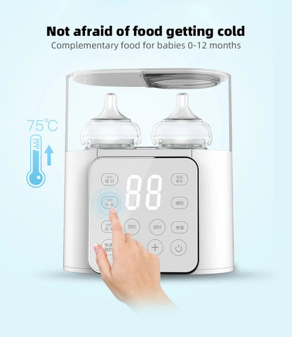 Multi-Function Baby Bottle Warmer & Food Heater - Accurate Temperature Control, Sterilizer