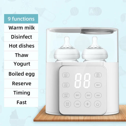 Multi-Function Baby Bottle Warmer & Food Heater - Accurate Temperature Control, Sterilizer