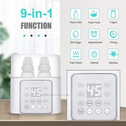 Multi-Function Baby Bottle Warmer & Food Heater - Accurate Temperature Control, Sterilizer