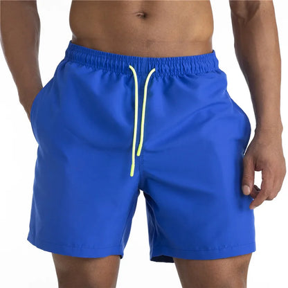 Men's Sexy Swimming Trunks - Solid Color Swim Briefs