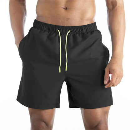 Men's Sexy Swimming Trunks - Solid Color Swim Briefs