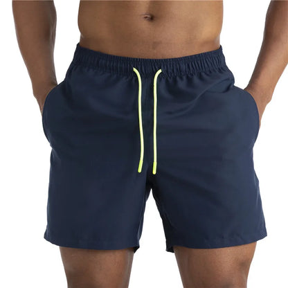 Men's Sexy Swimming Trunks - Solid Color Swim Briefs