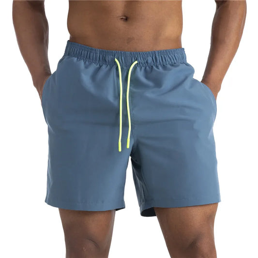 Men's Sexy Swimming Trunks - Solid Color Swim Briefs