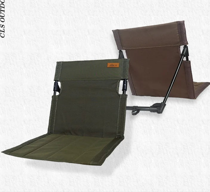 Portable Folding Chair Outdoor Camping Backrest Cushion Chair, Ultra Light Folding Portable Beach Picnic Go Fishing Chair