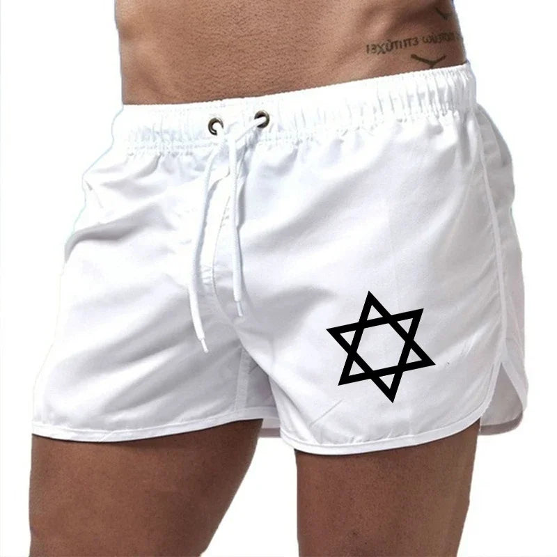 Yahadut Men's High-Quality Fashion Beach & Sports Board Shorts