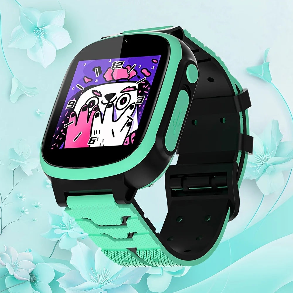 KESHUYOU i19 Smart Watch with HD Touch Screen, Camera, Puzzle Games, and More – Ideal Birthday Gift for Girls