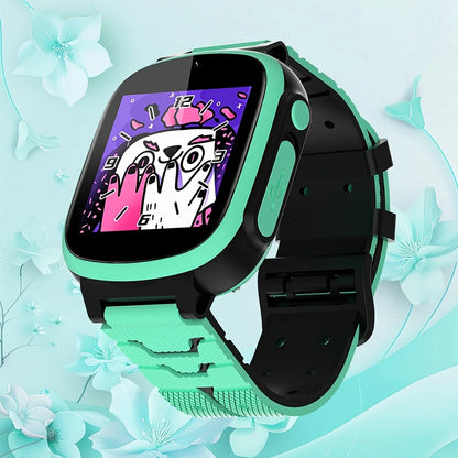 KESHUYOU i19 Smart Watch with HD Touch Screen, Camera, Puzzle Games, and More – Ideal Birthday Gift for Girls