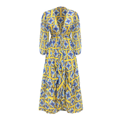Leaves Print One-Piece Swimwear with Cover-Up – Sexy Bodysuit for Women