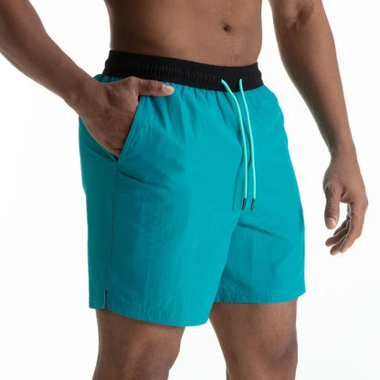 Men's Sexy Swimming Trunks - Solid Color Swim Briefs