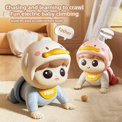 Interactive Crawling Baby Doll with Music