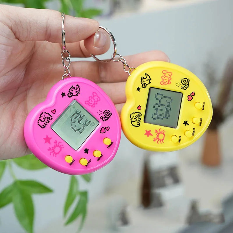 Virtual Electronic Pets Handheld Game Console - Nostalgic Digital Animals for Kids