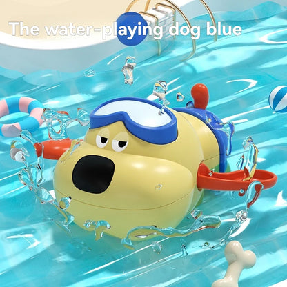 Xiao Ou Clockwork Bath Toy - Cute Water Play for Babies