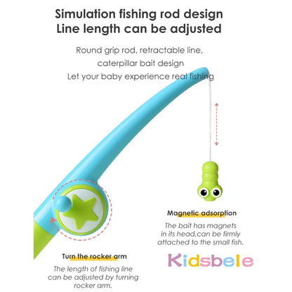 Magnetic Fishing Game Bathtub Toy – Wind-up Swimming Whales for Toddlers (18 Months+)