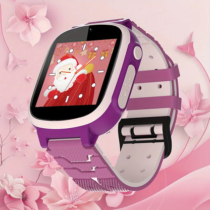 KESHUYOU i19 Smart Watch with HD Touch Screen, Camera, Puzzle Games, and More – Ideal Birthday Gift for Girls