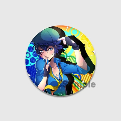 Cute Cartoon Enamel Lapel Pins – Persona 4 Brooches for Backpacks & Clothing