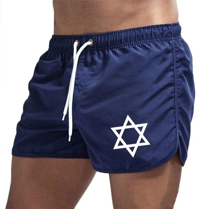 Yahadut Men's High-Quality Fashion Beach & Sports Board Shorts