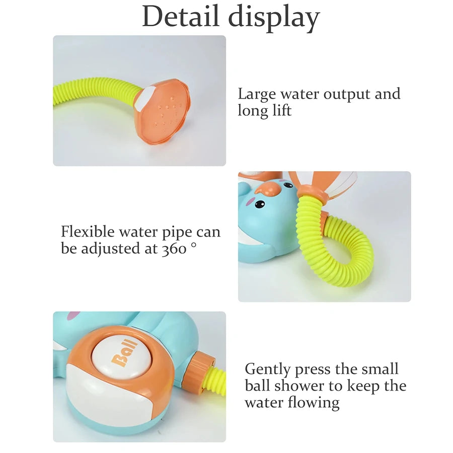 Automatic Elephant Baby Bath Toy - Fun Sprinkler Water Pump for Toddlers