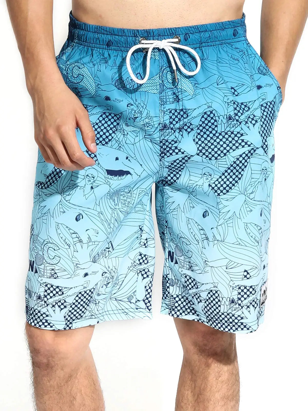 3D Print Men's Beach Shorts – Quick Dry Surf & Fitness Board Shorts
