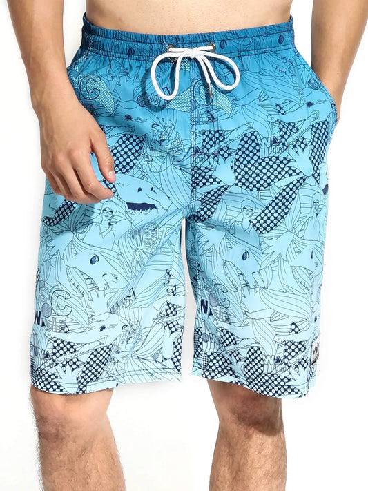 3D Print Men's Beach Shorts – Quick Dry Surf & Fitness Board Shorts