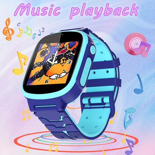 KESHUYOU i19 Smart Watch with HD Touch Screen, Camera, Puzzle Games, and More – Ideal Birthday Gift for Girls