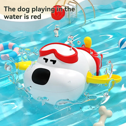 Xiao Ou Clockwork Bath Toy - Cute Water Play for Babies