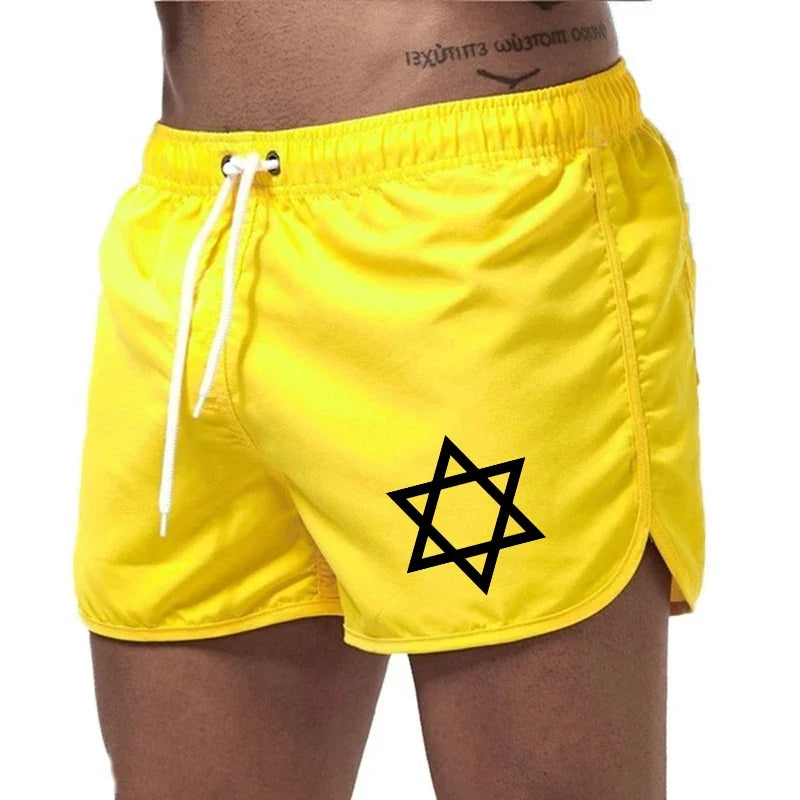 Yahadut Men's High-Quality Fashion Beach & Sports Board Shorts