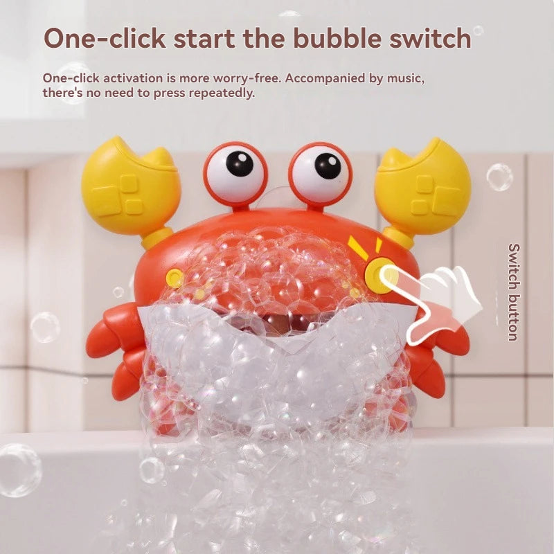Children's Crab Bubble Machine Bath Toy