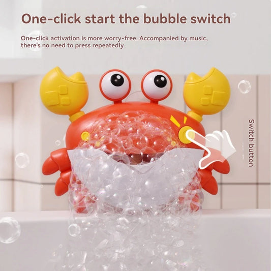 Children's Crab Bubble Machine Bath Toy