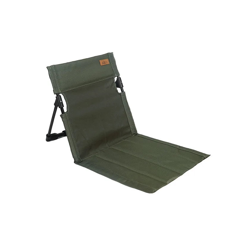 Portable Folding Chair Outdoor Camping Backrest Cushion Chair, Ultra Light Folding Portable Beach Picnic Go Fishing Chair