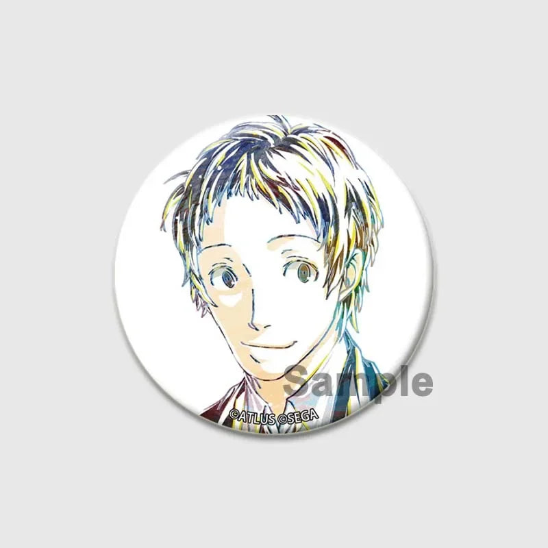 Cute Cartoon Enamel Lapel Pins – Persona 4 Brooches for Backpacks & Clothing