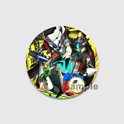 Cute Cartoon Enamel Lapel Pins – Persona 4 Brooches for Backpacks & Clothing