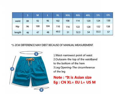 Men's Casual Beach Shorts - Quick-Dry Flamingo Print with Pockets