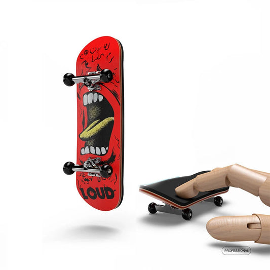 Wooden Finger Skateboard – Mini Pro Fingerboard Toy for Teens, Stress Relief & Tricks