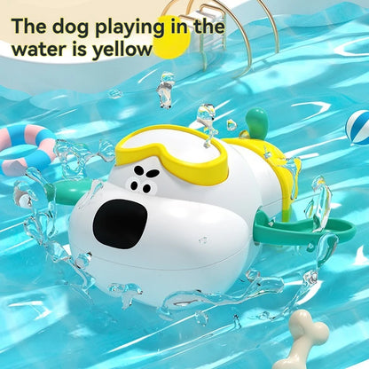 Xiao Ou Clockwork Bath Toy - Cute Water Play for Babies