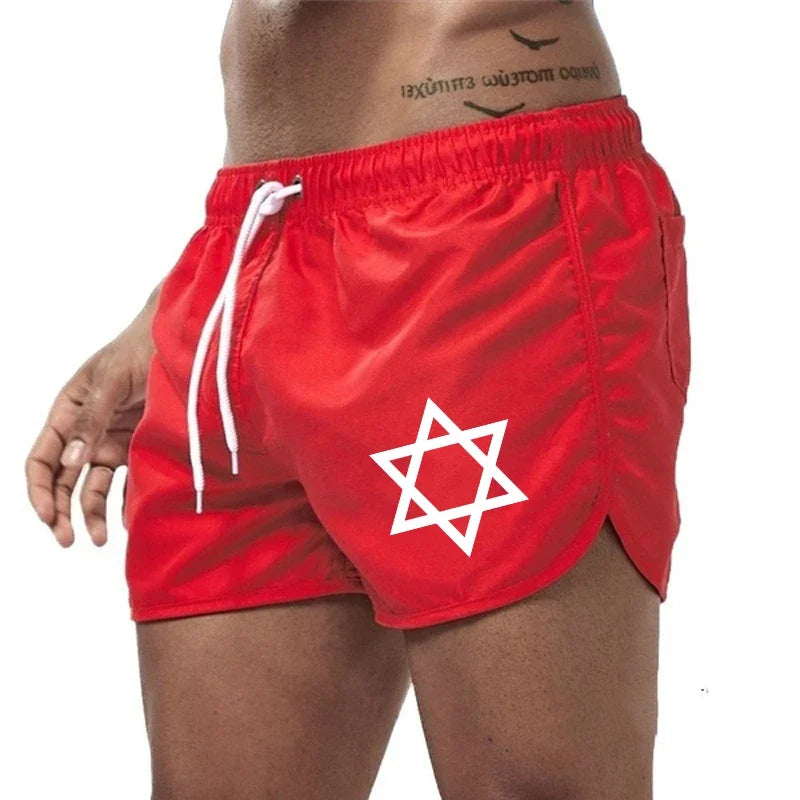 Yahadut Men's High-Quality Fashion Beach & Sports Board Shorts
