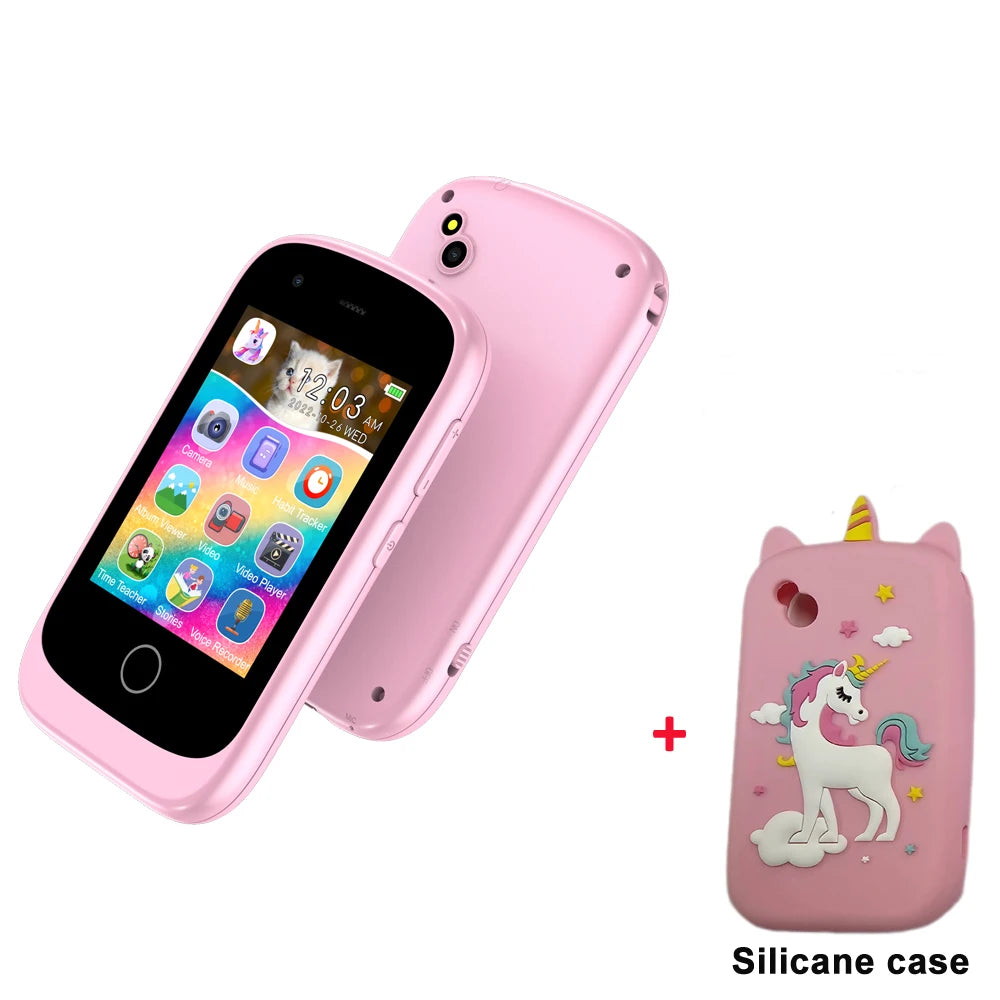 Kids Unicorn Smart Toy Phone with Camera – Touchscreen Educational MP3 Player for Girls (Ages 3–8)