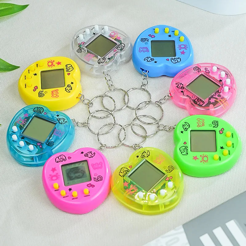 Virtual Electronic Pets Handheld Game Console - Nostalgic Digital Animals for Kids